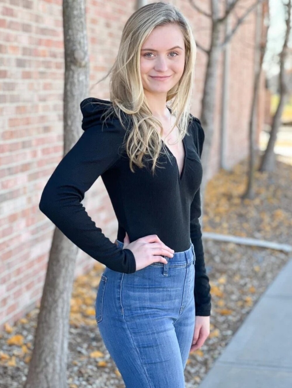 Nwt Entro WITHOUT ME BLACK BODYSUIT Size S